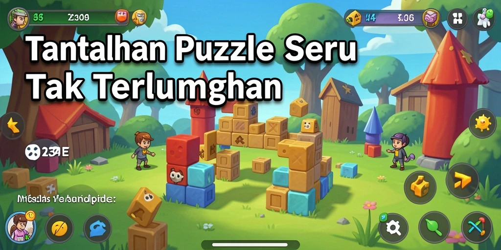 Tampilan gameplay dari 234E yang menantang dan menarik.