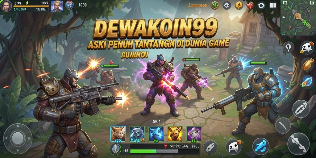Tampilan gameplay intens di DEWAKOIN99 dengan aksi mendebarkan.