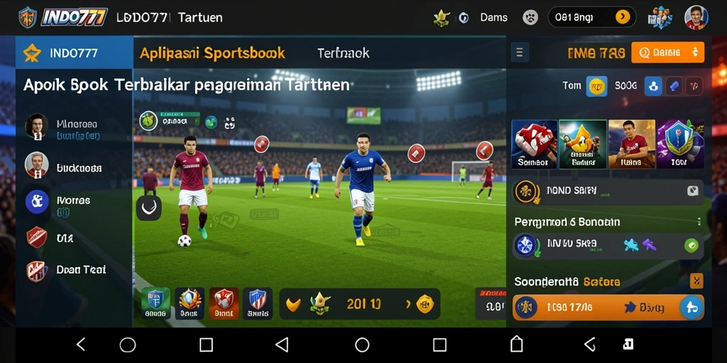 Tampilan gameplay INDO777 yang menarik untuk taruhan olahraga.