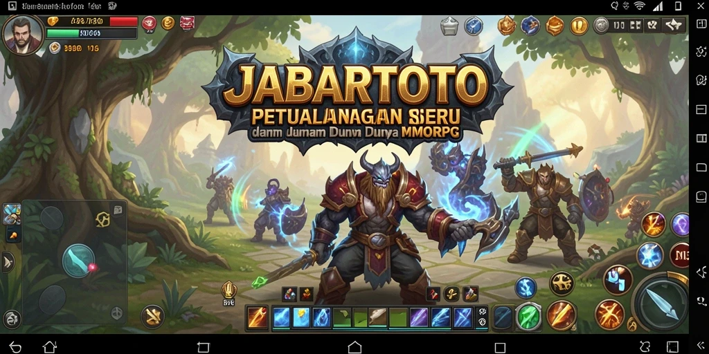 Tampilan gameplay seru dari JABARTOTO dalam dunia MMORPG.