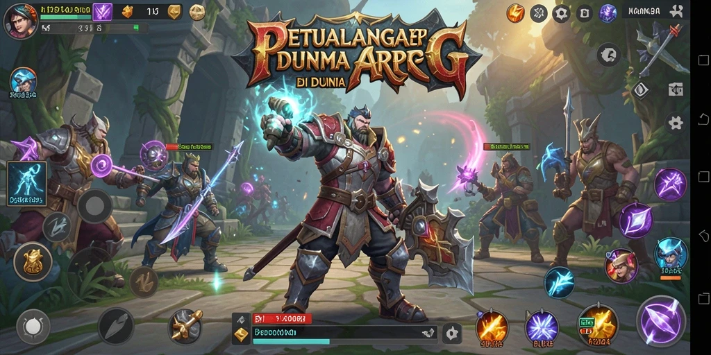Tangkapan layar K234 menampilkan aksi pertarungan epik dalam dunia ARPG.