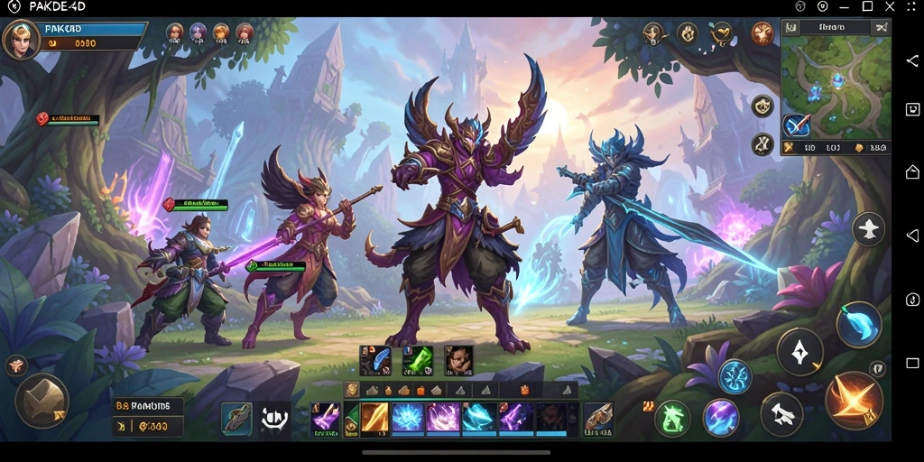 Tampilan gameplay PAKDE4D yang penuh warna dan petualangan.
