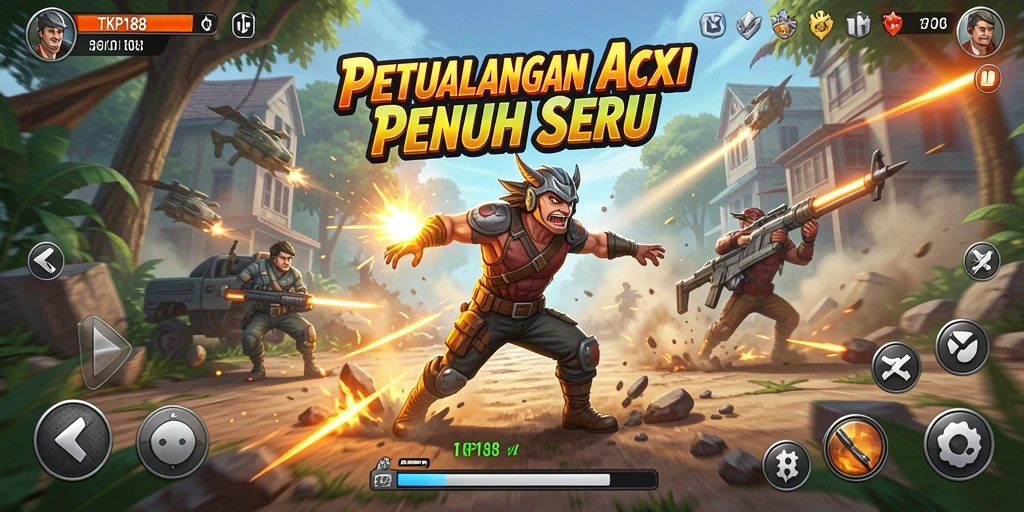 Tampilan seru gameplay TKP188 dalam aksi penuh ketegangan.